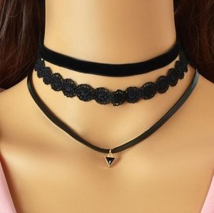 3 choker necklaces